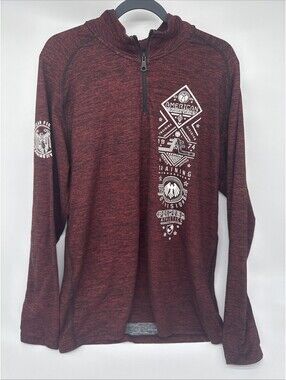 American Fighter Branded Men's Long-sleeve Half-zip Shirt Size XL  *See Pics**
